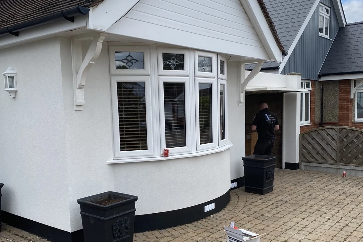 Silicone render transformation project photography in Grays, Essex
